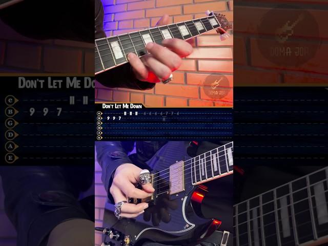 The Chainsmokers - Don't Let Me Down | Guitar TABS
