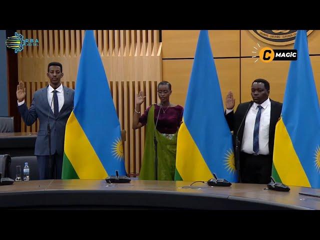 NELLY Mukazayire, RWEGO Ngarambe na Godfrey KABERA|H.E Paul KAGAME yakiriye indahiro zabo