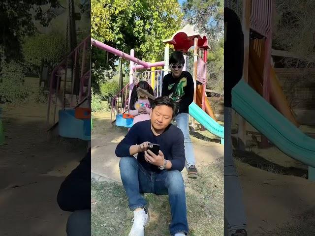 Smart kids almost hit dad  LeoNata family #shorts TikTok