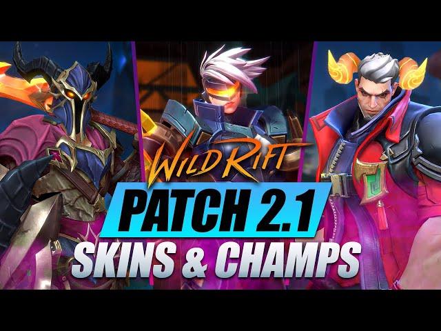 Wild Rift Patch 2.1 NEW SKINS & CHAMPS REVIEW! - Fresh Runes