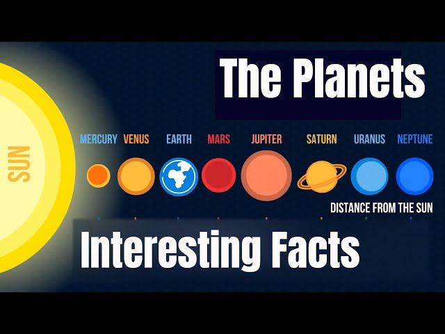 The Planets in order from the sun- Plus interesting Planet facts