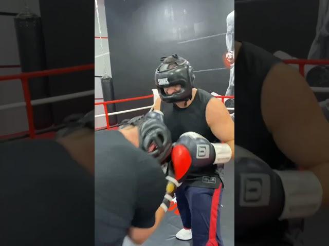 спарринг с мастером спорта по боксу