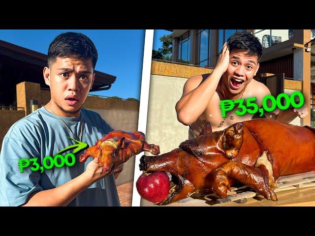 P3,000 vs P35,000 HIGANTENG LECHON BABOY