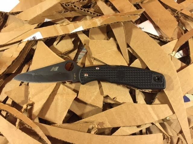 Edge Retention Test -Spyderco Pacific Salt H1 Steel (How soft is it?)