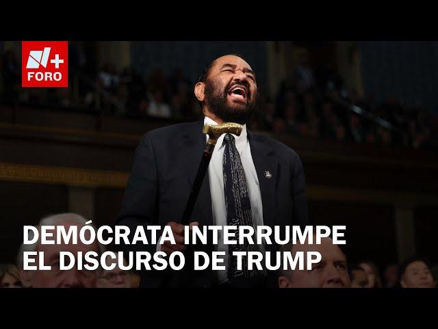 Caos en el Capitolio: Demócratas confrontan a Trump durante su discurso - Las Noticias