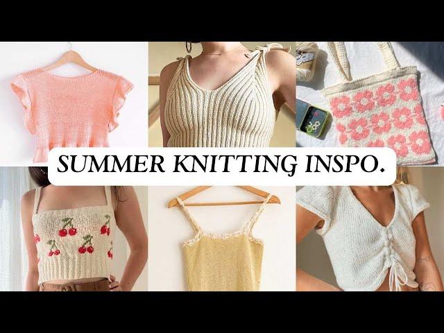 25 knitting patterns for summer! tanks, tees, dresses, and more 