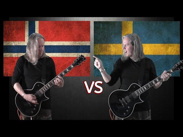 Norwegian Black Metal VS Swedish Black Metal (Guitar Riffs Battle)