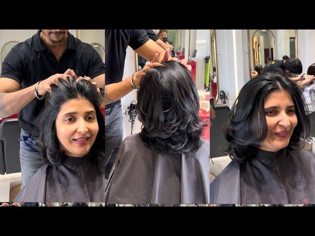 Become hair expert// Two step cut// short layer hair cut tutorial #hairdresser