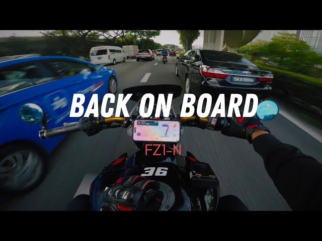 Back On Board. YAMAHA FZ1-N Singapore | REMUS Exhaust | ASMR | POV