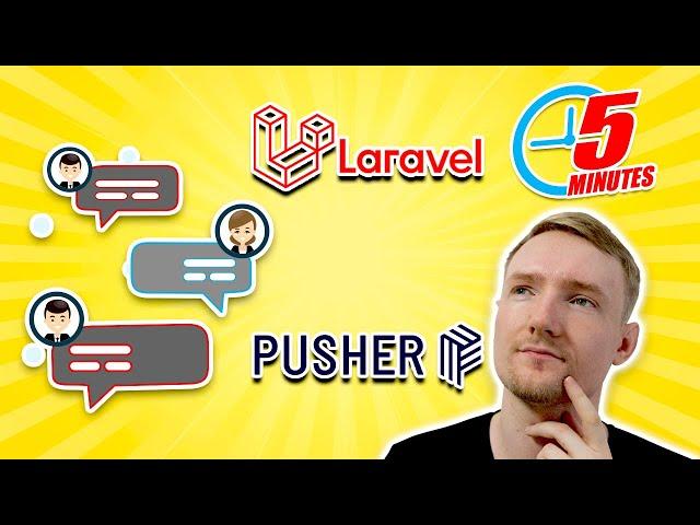 I built a CHAT application in 5 MINUTES using Laravel and Pusher!