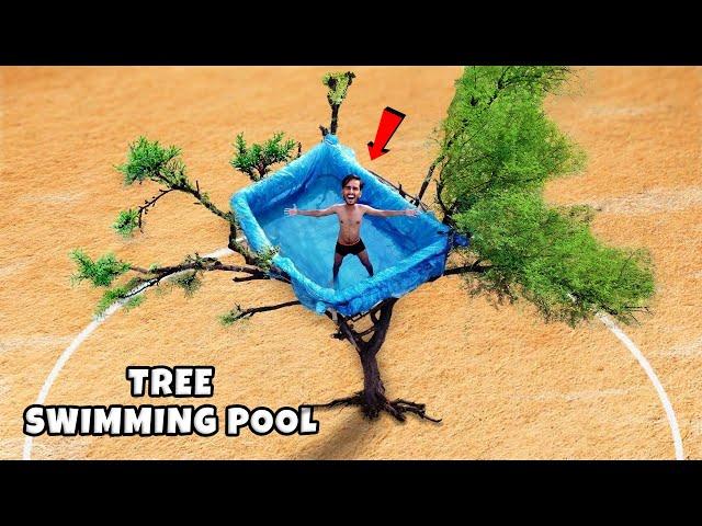 Finally !! पेड़ पे SWIMMING POOL बना दिया  | Virender Singh