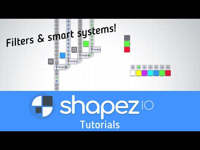 Shapez.io Alpha-Filters, Smart Factories & Automation