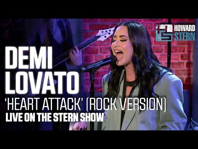 Demi Lovato “Heart Attack (Rock Version)” Live on the Stern Show