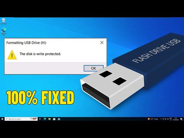 Format Write Protected Flash Drive USB | How To Fix The disk write is protected Pend drive USB 