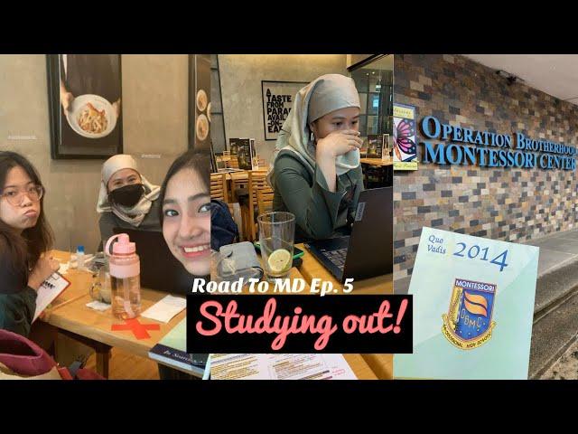 First Time Studying out as a Med Student | Road To MD | San Beda University | Philippines