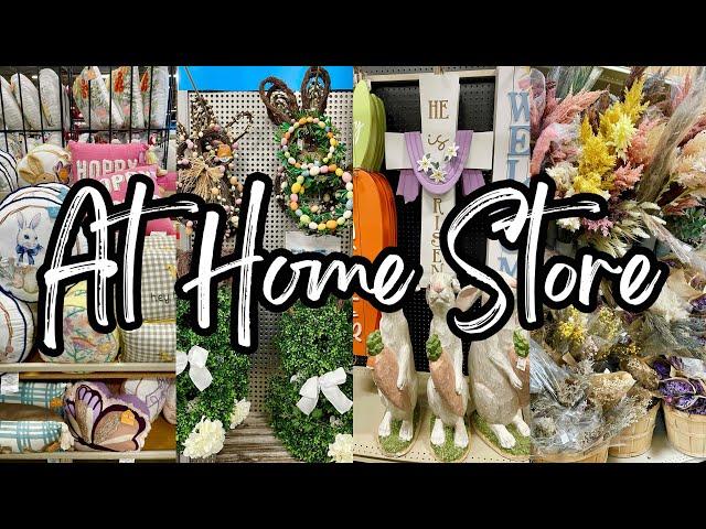 NEW AT HOME STORE 2025 SPRING DECOR SHOP WITH ME • 2025 Easter Decor