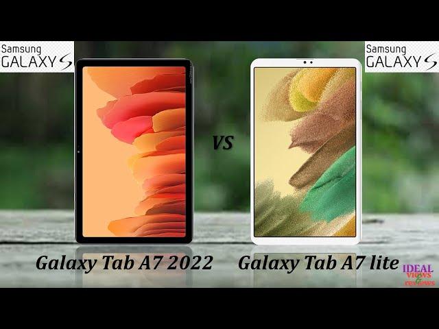 galaxy tab A7 (2022) vs galaxy tab A7 lite review