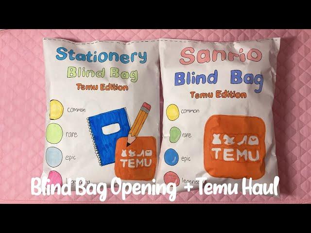 SANRIO TEMU BLIND BAG + TEMU HAUL! | applefrog