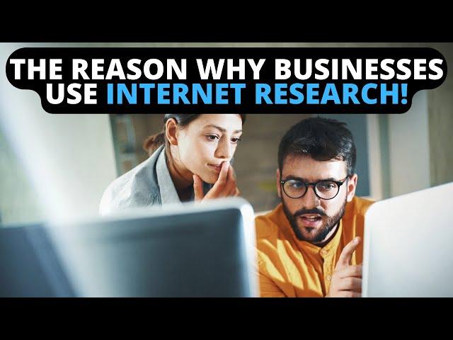 How do Businesses use the Internet for Secondary Market Research?