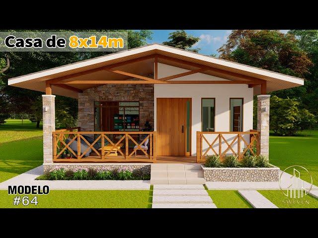 Hermosa Casa de Campo 8x14m