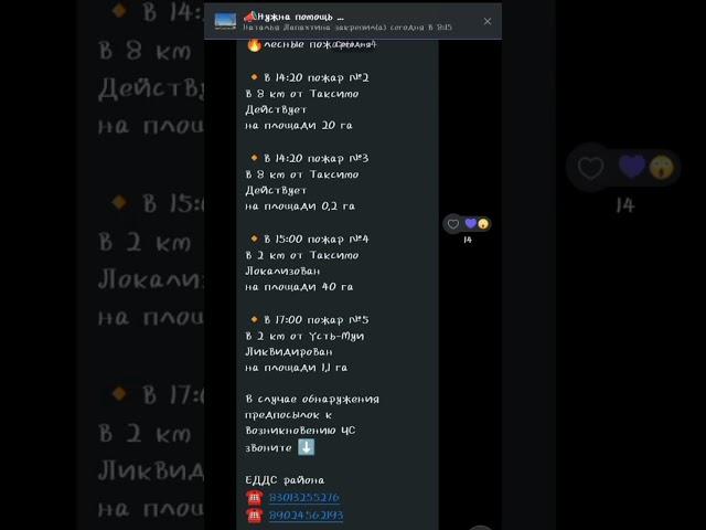 5 пожаров в один день...У нас весь посёлок в дыму.....в 2 км от посёлка....#ужас#пожар#мнестрашно...