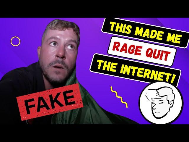 Exploring with Angelo - Ghost hunting, being STALKED & wild animal attacks in one fake camping video