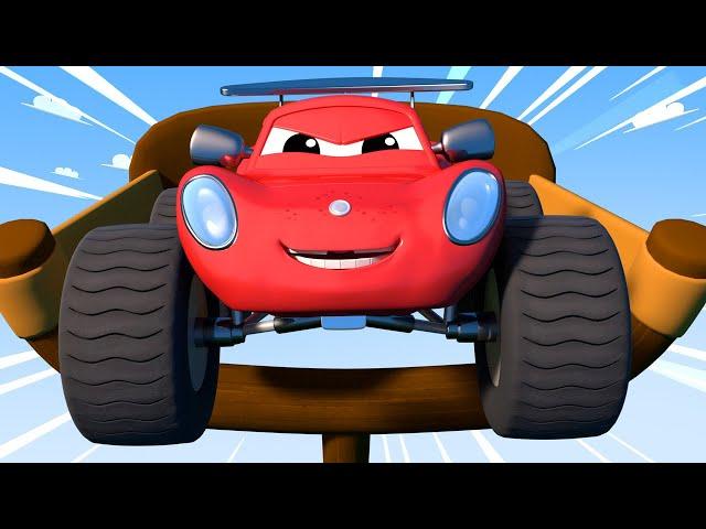 ГИГАНТСКАЯ рогатка!  | Маверик из городка Монстр Траков | Car City World App