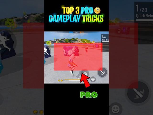 Top 3 New Pro Gameplay Tricks | Play Like Raistar | #freefire #proplayer #shorts