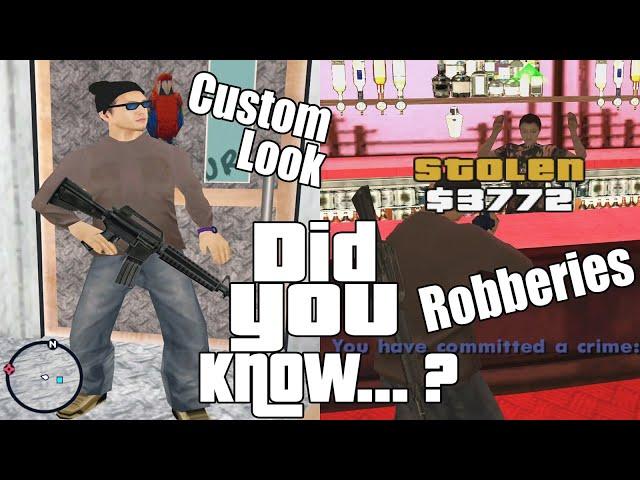 GTA San Andreas Multiplayer Secrets and Facts 4 Robberies, Easy Money, Heist, Singleplayer Features!