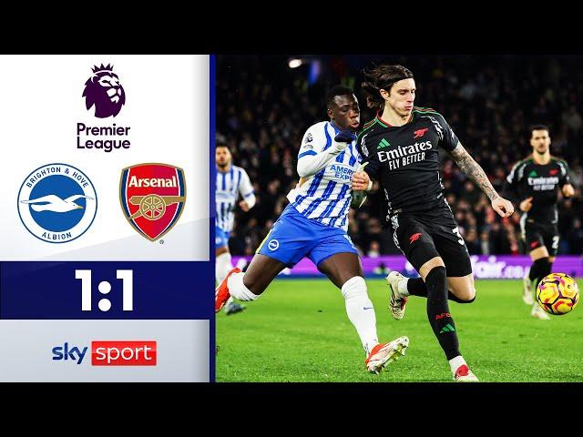 Trotz Youngster-Tor: Gunners lassen Punkte liegen! | Brighton - FC Arsenal | Premier League