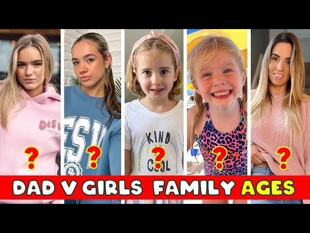 Dad V Girls Family Real Name and Ages 2024