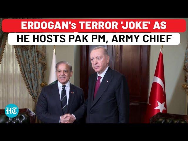 Erdogan's Horrible 'Terror Fight' Joke As He Meets Pakistan PM, Army Chief After India Warns Turkey