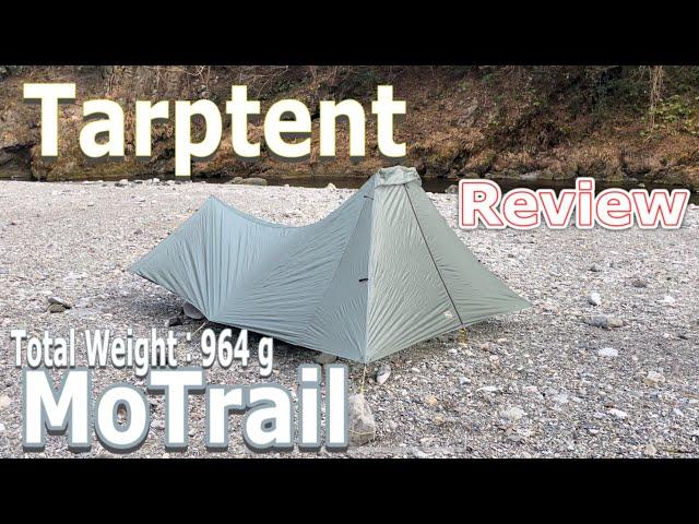 Tarptent MoTrail Setup Review & camping, bonfire cooking