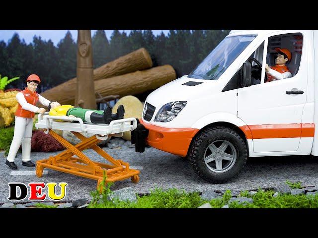 Das Rettungsteam! Krankenwagen & Feuerwehrautos für Kinder Deutsch