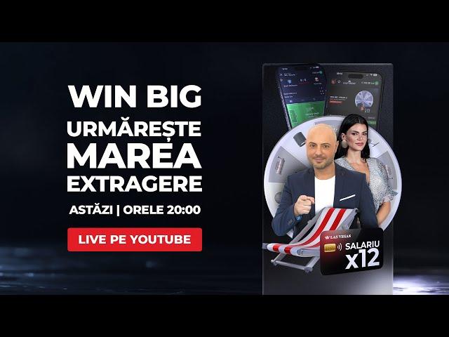 Marea Extragere Live WIN BIG II - 300.000 lei Salarii și Vacanțe de 50.000 Lei