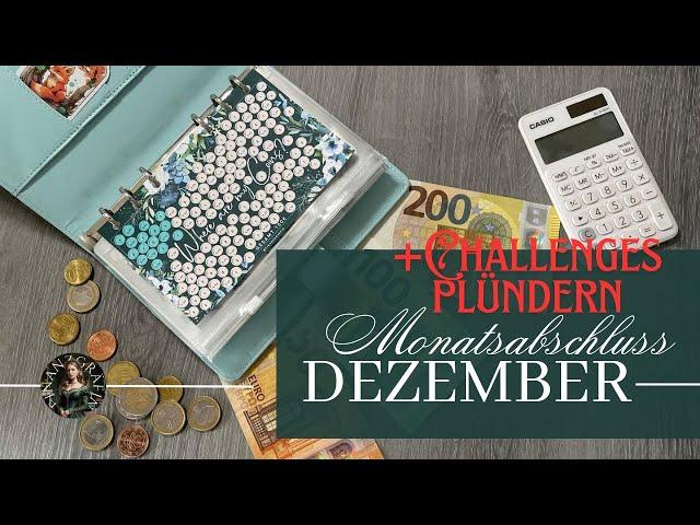 MONATSABSCHLUSS I DEZEMBER I echte Einnahmen & Ausgaben I Wochenabschluss #budgetieren