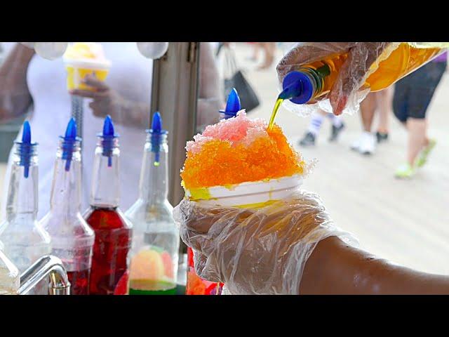 New York City Street Food - Coney Island Snow Cone