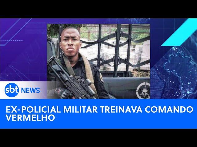 Ex-policial é apontado como treinador de guerra do Comando Vermelho |#SBTNewsnaTV (29/03/24)