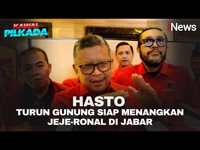 Survei Terendah di Pilgub Jabar, Hasto Kristiyanto Pede Jeje-Ronal Dapat Hasil Maksimal