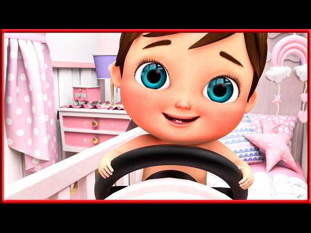  Wheels on the Bus + Banana Cartoon Preschool Sign Language Nursery Rhymes