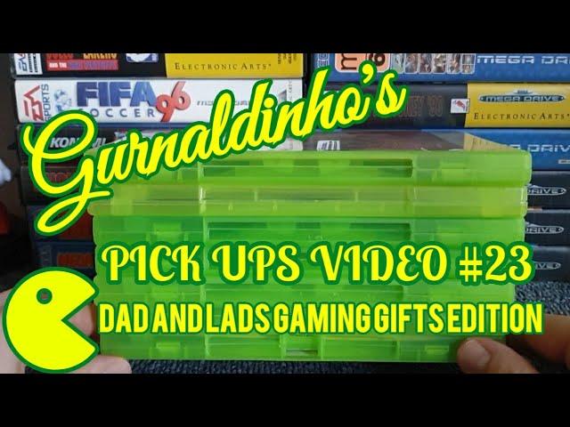 Gurnaldinho's Pick ups video #23 Youtuber generosity, Dad and lads gifts edition, Xbox 360 goodness!