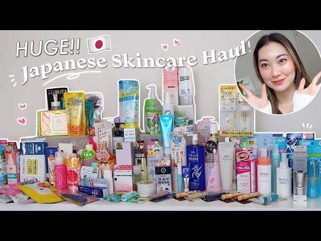 Skincare I bought in Japan  HUGE Japanese Skincare Haul~!