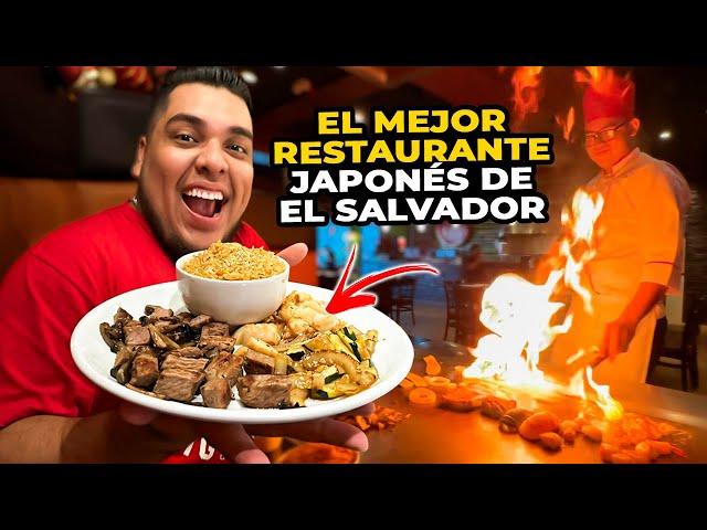 EL MEJOR RESTAURANTE JAPONÉS de EL SALVADOR *show en la mesa*