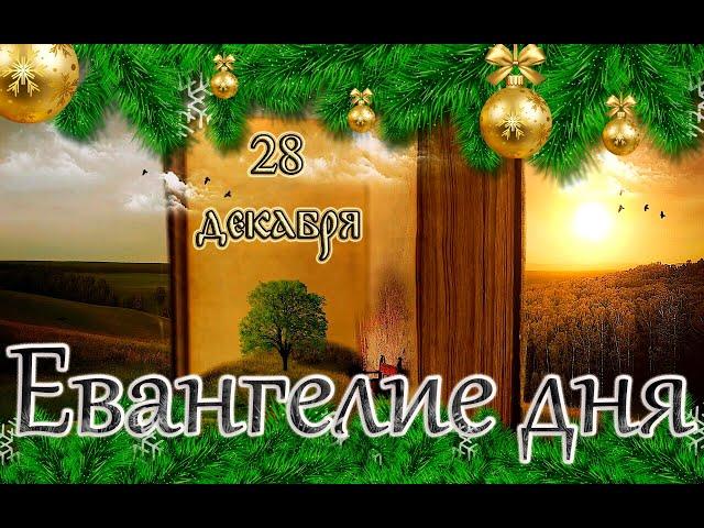 Апостол, Евангелие и Святые дня. Свт. Стефа́на исп., архиепископа Сурожского (VIII). (28.12.24)