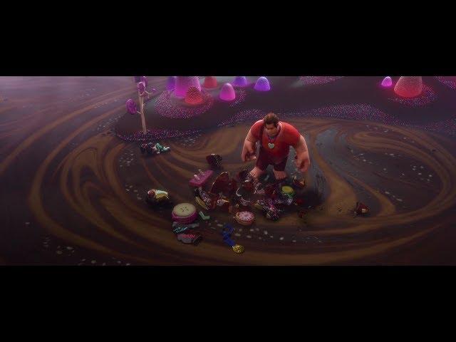 Wreck-It Ralph - Ralph destroys Vanellope's kart (Korean)