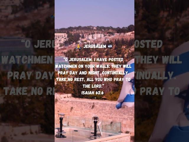 #￼ Isaiah62fast stand up, speak out pray for Jerusalem, Israel￼ play sound on
