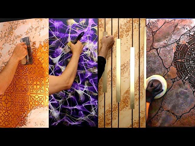 10 creative ways to create beautiful wall decorations with different techniques