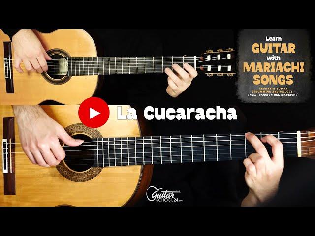 La Cucaracha - Learn Guitar with Mariachi Songs  Book Playalong
