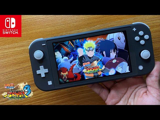 Naruto Shippuden: Ultimate Ninja Storm 3 Full Burst Nintendo Switch Lite Gameplay