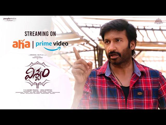 మీరు ఎప్పుడు చూసి ఉండరు  Viswam Streaming Now On Prime Video & Aha | Gopichand | Sreenu vaitla |PMF